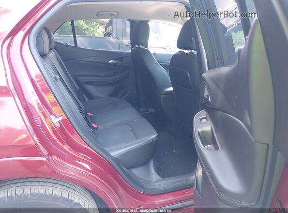 KL4MMCSLXMB093886 2021 BUICK ENCORE Red Вид наклейки з VIN-кодом
