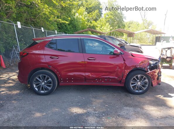KL4MMCSLXMB093886 2021 BUICK ENCORE Red Вид задньої частини салону