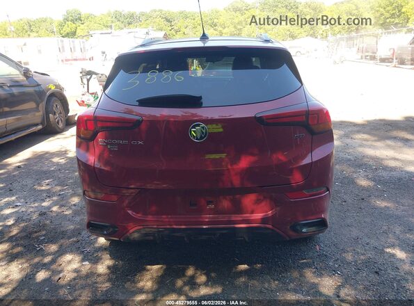 KL4MMCSLXMB093886 2021 BUICK ENCORE Red 