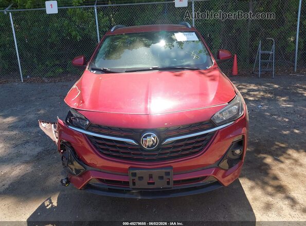 KL4MMCSLXMB093886 2021 BUICK ENCORE Red Вид щитка приладів