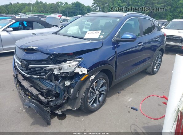 KL4MMDS22PB009268 2023 BUICK ENCORE Blue Vista tres cuartos delantera izquierda