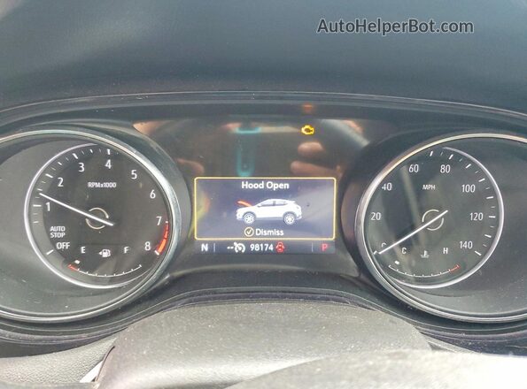 KL4MMDS24MB048519 2021 BUICK ENCORE Black Vista del cuadro de instrumentos