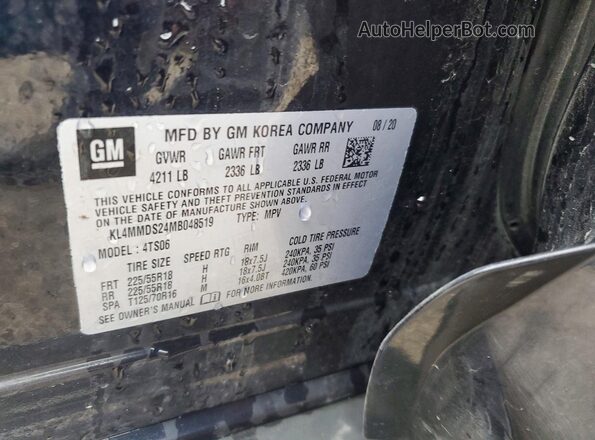 KL4MMDS24MB048519 2021 BUICK ENCORE Black Vista del compartimento del motor