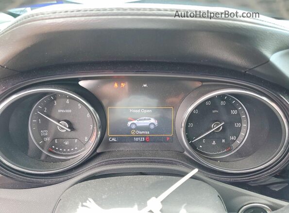 KL4MMDS26MB180648 2021 BUICK ENCORE Black Instrument cluster view