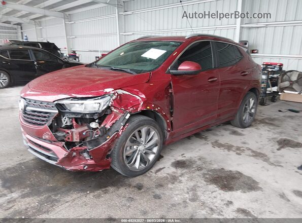 KL4MMDS26PB083972 2023 BUICK ENCORE Red Առջևի ձախ երեք քառորդ տեսարան