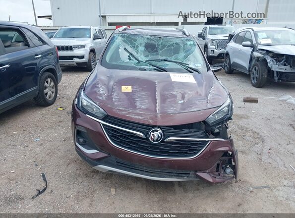 KL4MMDS2XNB127324 2022 BUICK ENCORE Red Instrument cluster view