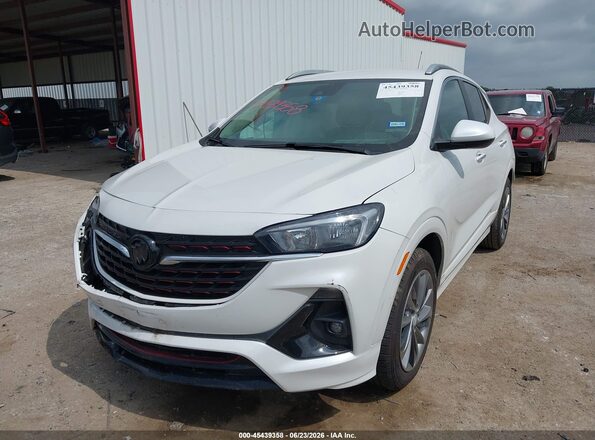 KL4MMDSL7NB036715 2022 BUICK ENCORE White წინა მარცხენა ხედი სამი მეოთხედიდან