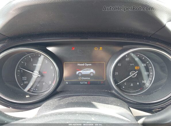 KL4MMDSL7NB036715 2022 BUICK ENCORE White უკანა სავარძლების ხედი
