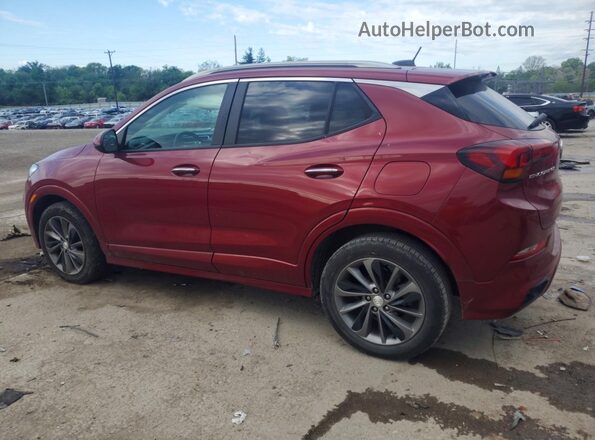 KL4MMDSLXMB134992 2021 BUICK ENCORE Maroon Rear left