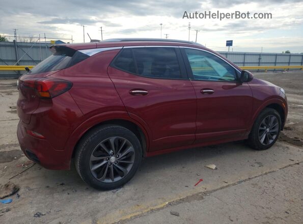KL4MMDSLXMB134992 2021 BUICK ENCORE Maroon Rear right