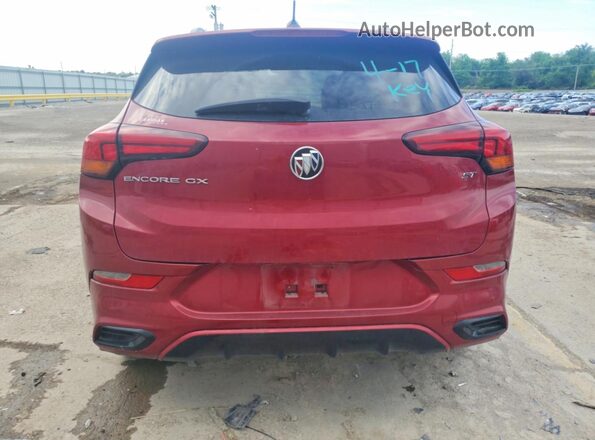 KL4MMDSLXMB134992 2021 BUICK ENCORE Maroon Rear view