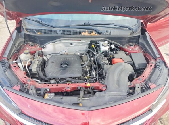 KL4MMDSLXMB134992 2021 BUICK ENCORE Maroon Engine compartment view