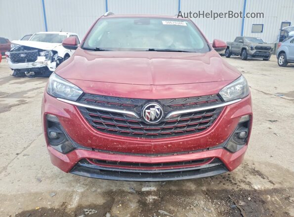 KL4MMDSLXMB134992 2021 BUICK ENCORE Maroon Front view
