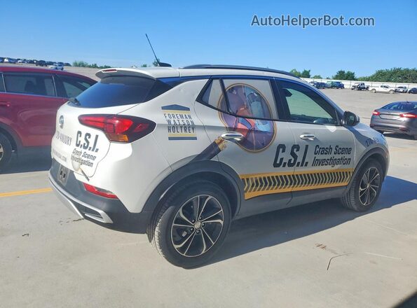 KL4MMDSLXNB059146 2022 BUICK ENCORE White უკანა მარჯვენა