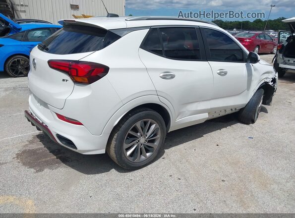 KL4MMESL1NB130479 2022 BUICK ENCORE White Задня права чверть