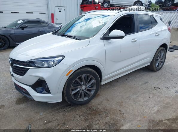 KL4MMESL1NB130479 2022 BUICK ENCORE White Передня ліва чверть