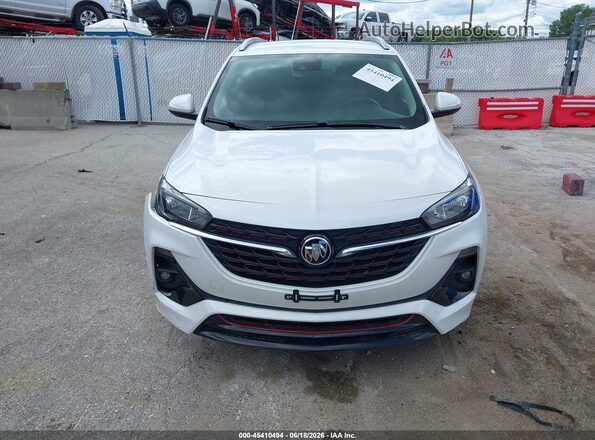 KL4MMESL1NB130479 2022 BUICK ENCORE White Вид задньої частини салону