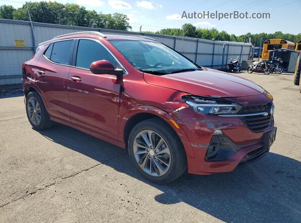KL4MMESL1NB143779 2022 BUICK ENCORE Бордовый Передняя правая четверть