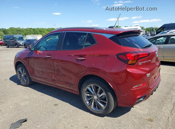 KL4MMESL1NB143779 2022 BUICK ENCORE Бордовый Задняя левая четверть