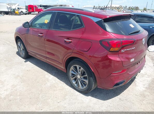 KL4MMESL2PB108641 2023 BUICK ENCORE Red უკანა მარცხენა