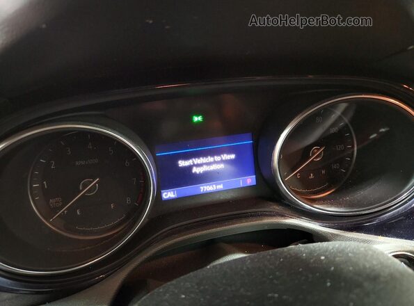 KL4MMESL6LB121886 2020 BUICK ENCORE Black Instrument cluster view