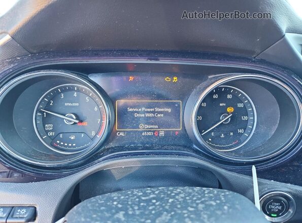 KL4MMESL8LB118388 2020 BUICK ENCORE Black Вид щитка приладів