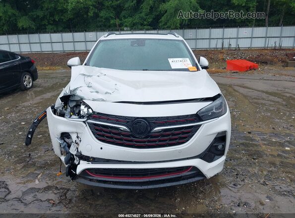 KL4MMFSL0NB020559 2022 BUICK ENCORE White ხელსაწყოთა პანელის ხედი
