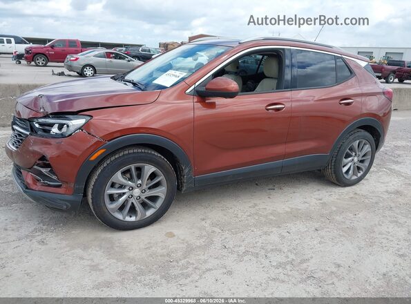 KL4MMFSLXLB116938 2020 BUICK ENCORE Orange წინა მარცხენა ხედი სამი მეოთხედიდან