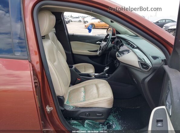 KL4MMFSLXLB116938 2020 BUICK ENCORE Orange წინა სალონის ხედი