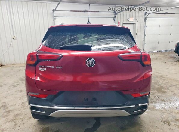 KL4MMFSLXMB115726 2021 BUICK ENCORE Red Widok z tyłu