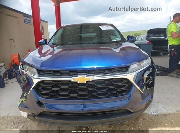 KL77LFE21RC027073 2024 CHEVROLET TRAX Blue Widok zestawu wskaźników
