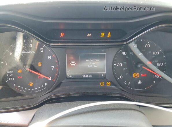KL77LFE21RC081702 2024 CHEVROLET TRAX Black Widok zestawu wskaźników