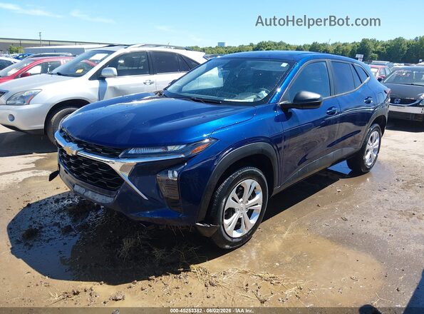 KL77LFE23RC058955 2024 CHEVROLET TRAX Синий Передняя левая четверть