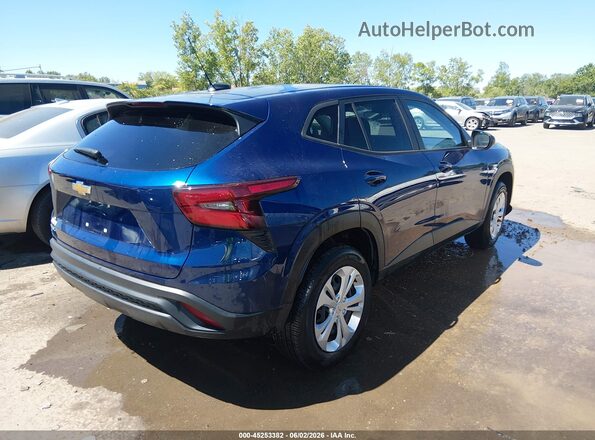 KL77LFE23RC058955 2024 CHEVROLET TRAX Синий Задняя правая четверть