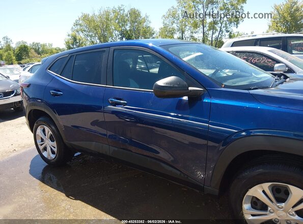 KL77LFE23RC058955 2024 CHEVROLET TRAX Синий Вид задней части салона