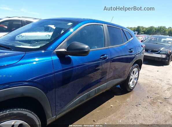 KL77LFE23RC058955 2024 CHEVROLET TRAX Синий Панорамный вид салона 360°