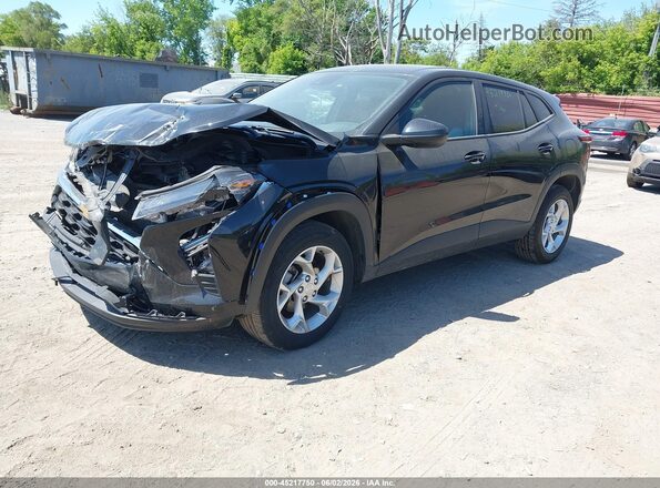 KL77LFE23RC073830 2024 CHEVROLET TRAX Black Vista tres cuartos delantera izquierda