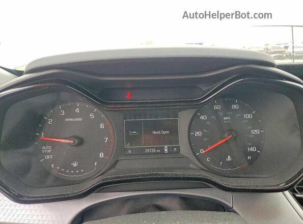 KL77LFE24RC180871 2024 CHEVROLET TRAX Silver Սարքավորումների վահանակի տեսք