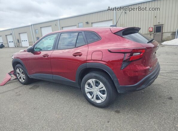 KL77LFE24RC222357 2024 CHEVROLET TRAX Burgundy Trasero izquierdo