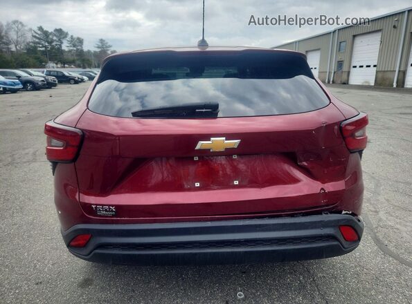 KL77LFE24RC222357 2024 CHEVROLET TRAX Burgundy Vista trasera