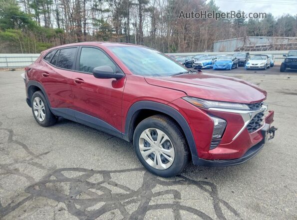 KL77LFE24RC222357 2024 CHEVROLET TRAX Burgundy Delantero derecho