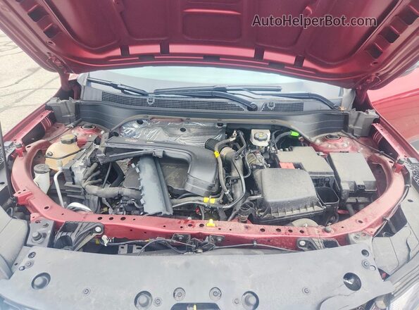 KL77LFE24RC222357 2024 CHEVROLET TRAX Burgundy Vista interior trasera