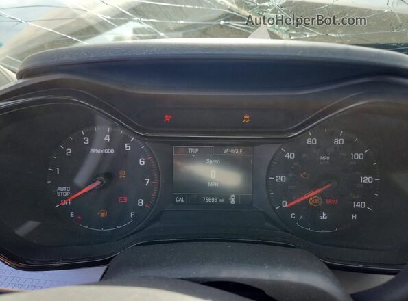 KL77LFE27RC115612 2024 CHEVROLET TRAX Black Вид щитка приладів