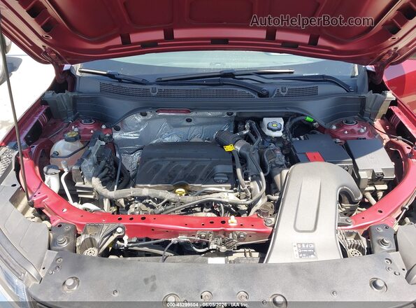 KL77LFE28RC142995 2024 CHEVROLET TRAX Maroon Vista trasera