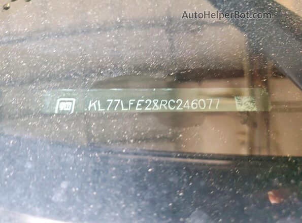 KL77LFE28RC246077 2024 CHEVROLET TRAX Black Вид наклейки з VIN-кодом