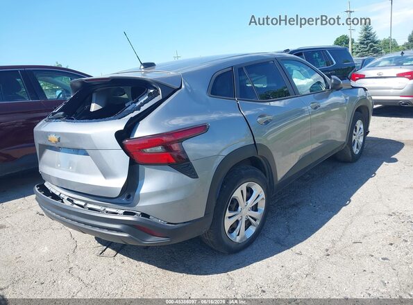 KL77LFE29RC021201 2024 CHEVROLET TRAX Gray Rear right