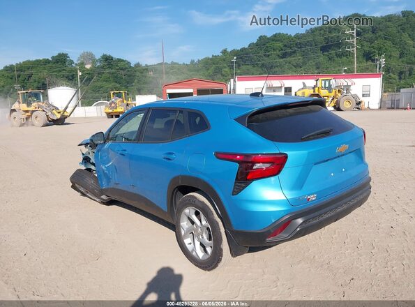 KL77LFEP0SC273887 2025 CHEVROLET TRAX Blue Trasero izquierdo