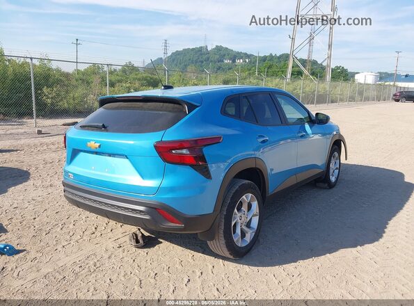 KL77LFEP0SC273887 2025 CHEVROLET TRAX Blue Trasero derecho
