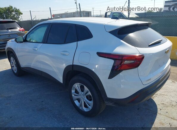 KL77LFEP0TC101196 2026 CHEVROLET TRAX White Tył lewy