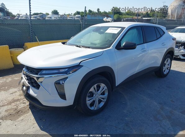 KL77LFEP0TC101196 2026 CHEVROLET TRAX White Przód lewy